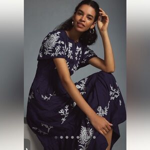 The Somerset Maxi Dress:
Embroidered Edition